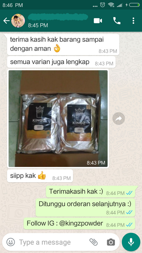 Kingz Powder Testimoni 1